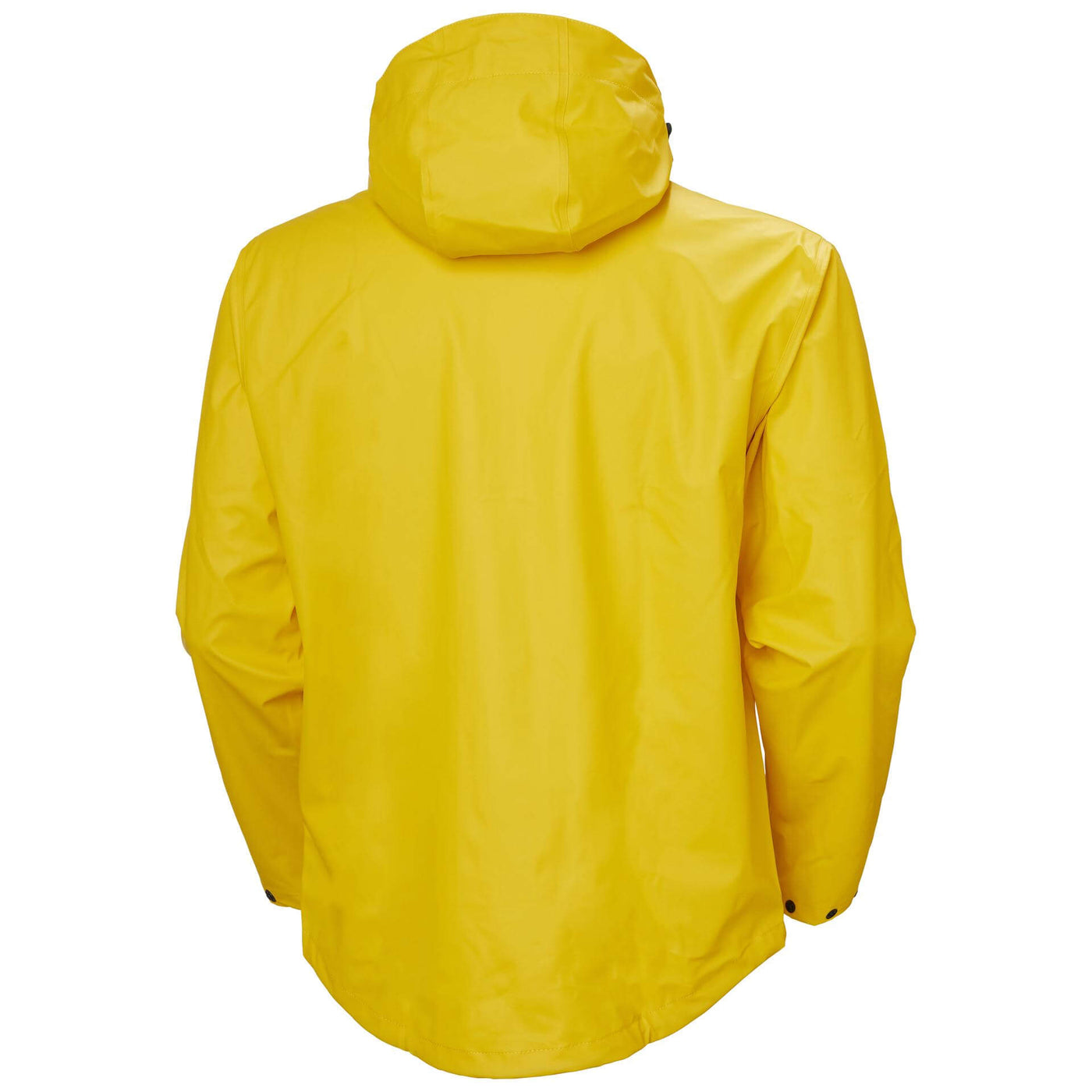 Helly Hansen Voss Waterproof Rain Jacket Light Yellow 2 Rear #colour_light-yellow