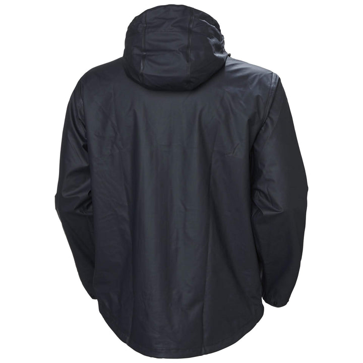 Helly Hansen Voss Waterproof Rain Jacket Navy 2 Rear #colour_navy