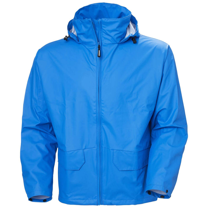 Helly Hansen Voss Waterproof Rain Jacket Racer Blue 1 Front #colour_racer-blue