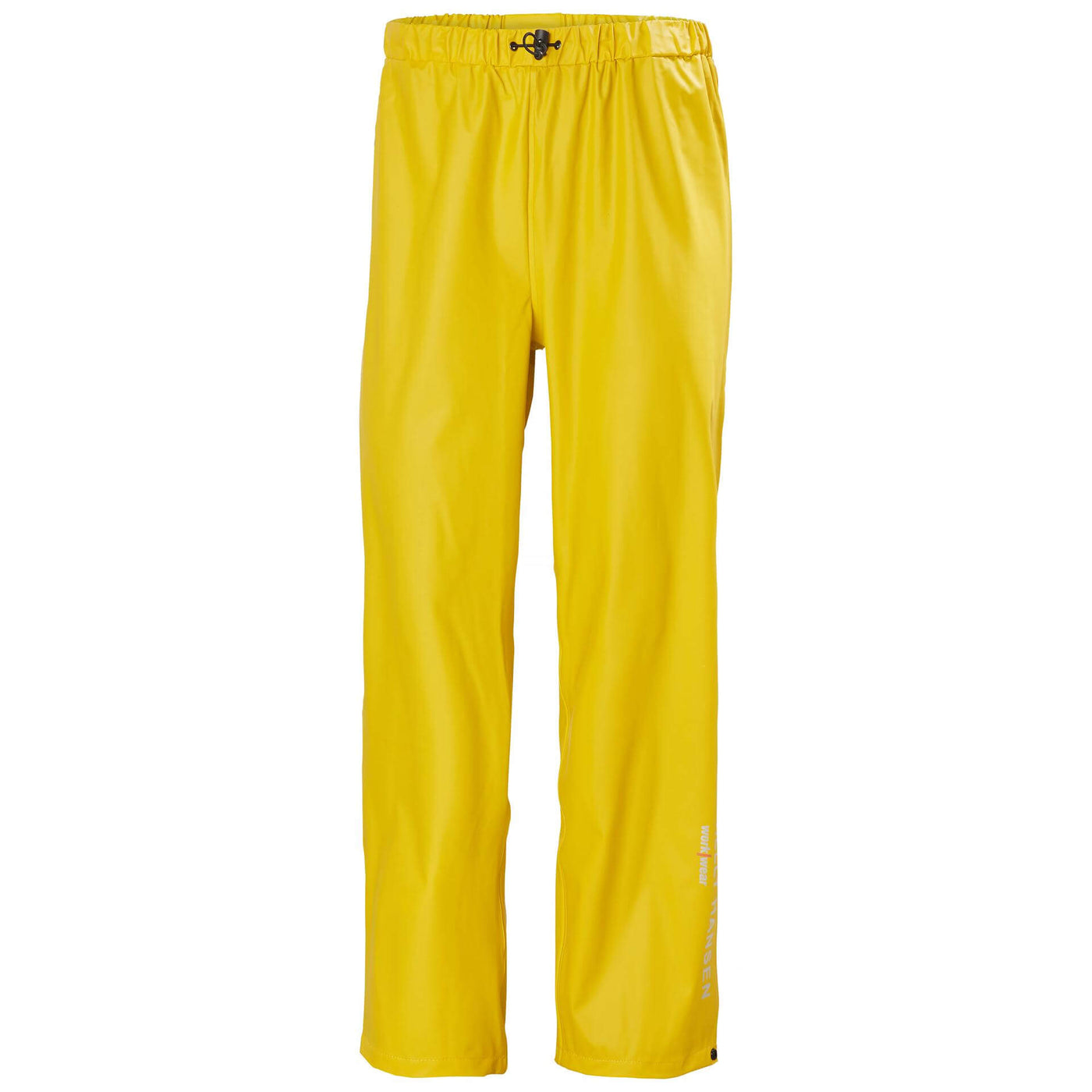 Helly Hansen Voss Waterproof Rain Work Trousers Light Yellow 1 Front #colour_light-yellow