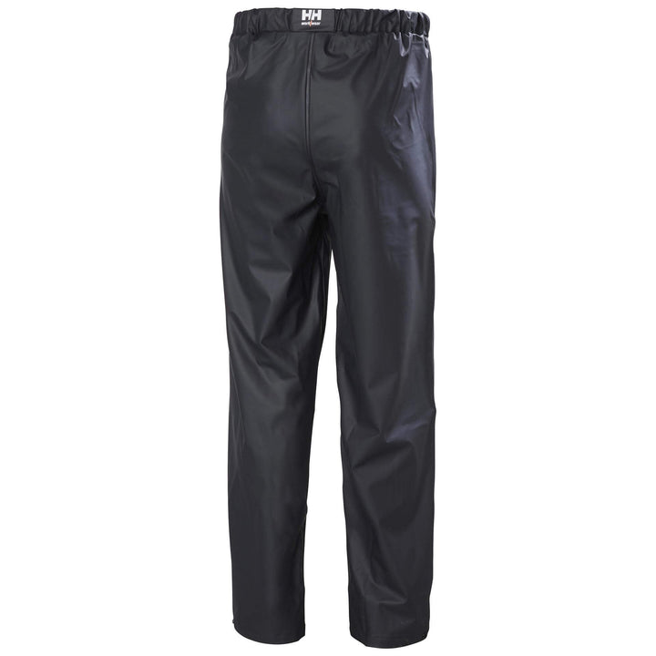 Helly Hansen Voss Waterproof Rain Work Trousers Navy 2 Rear #colour_navy