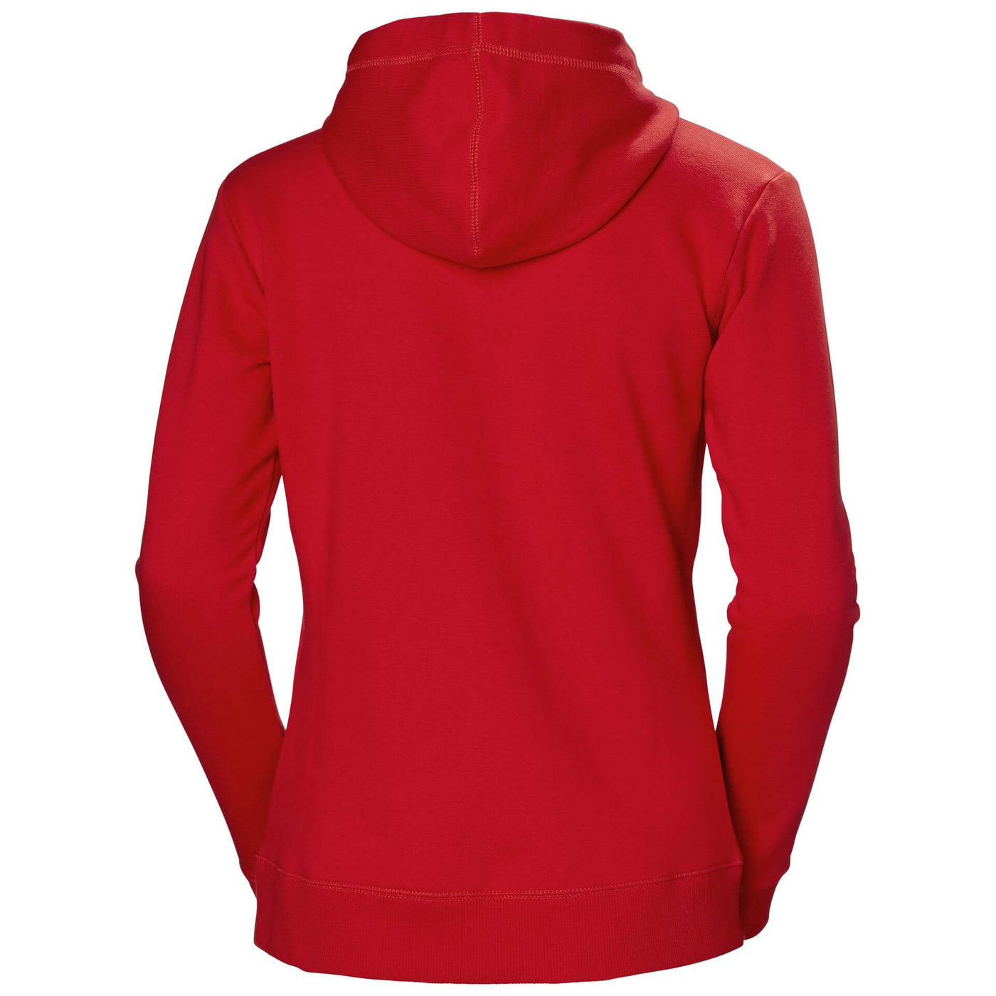 Helly Hansen Womens Classic Hoodie Alert Red Back#colour_alert-red