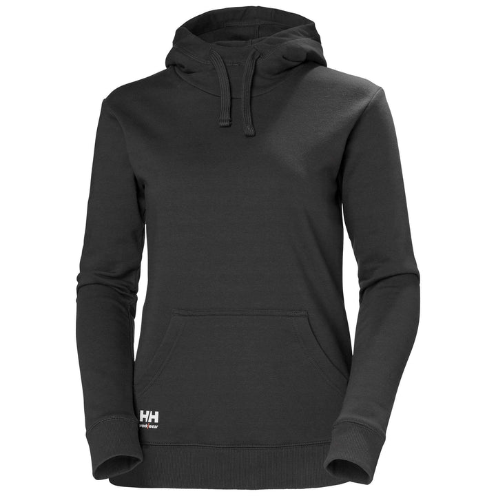 Helly Hansen Womens Classic Hoodie Dark Grey Front#colour_dark-grey