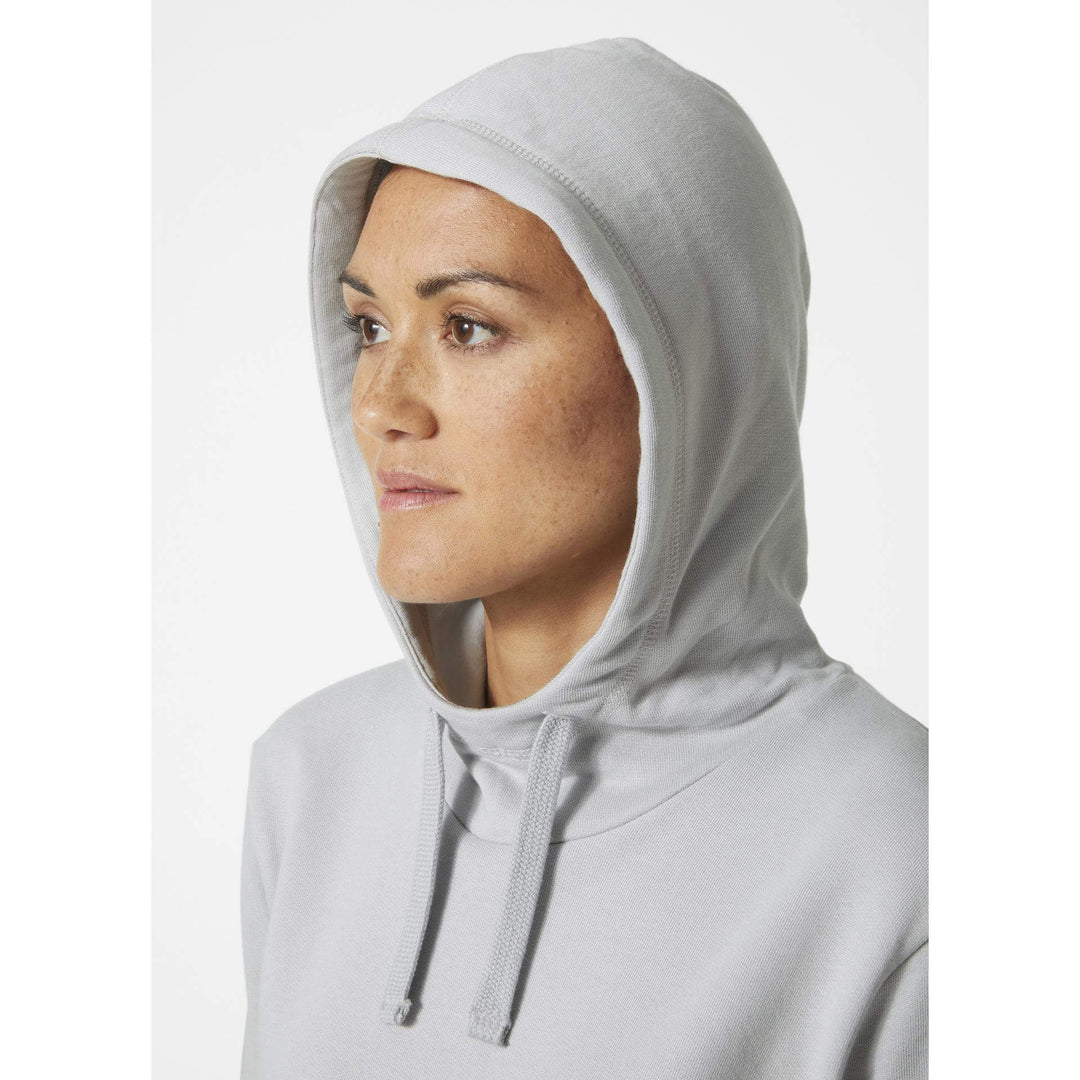 Helly Hansen Womens Classic Hoodie Grey Fog Feature 2#colour_grey-fog