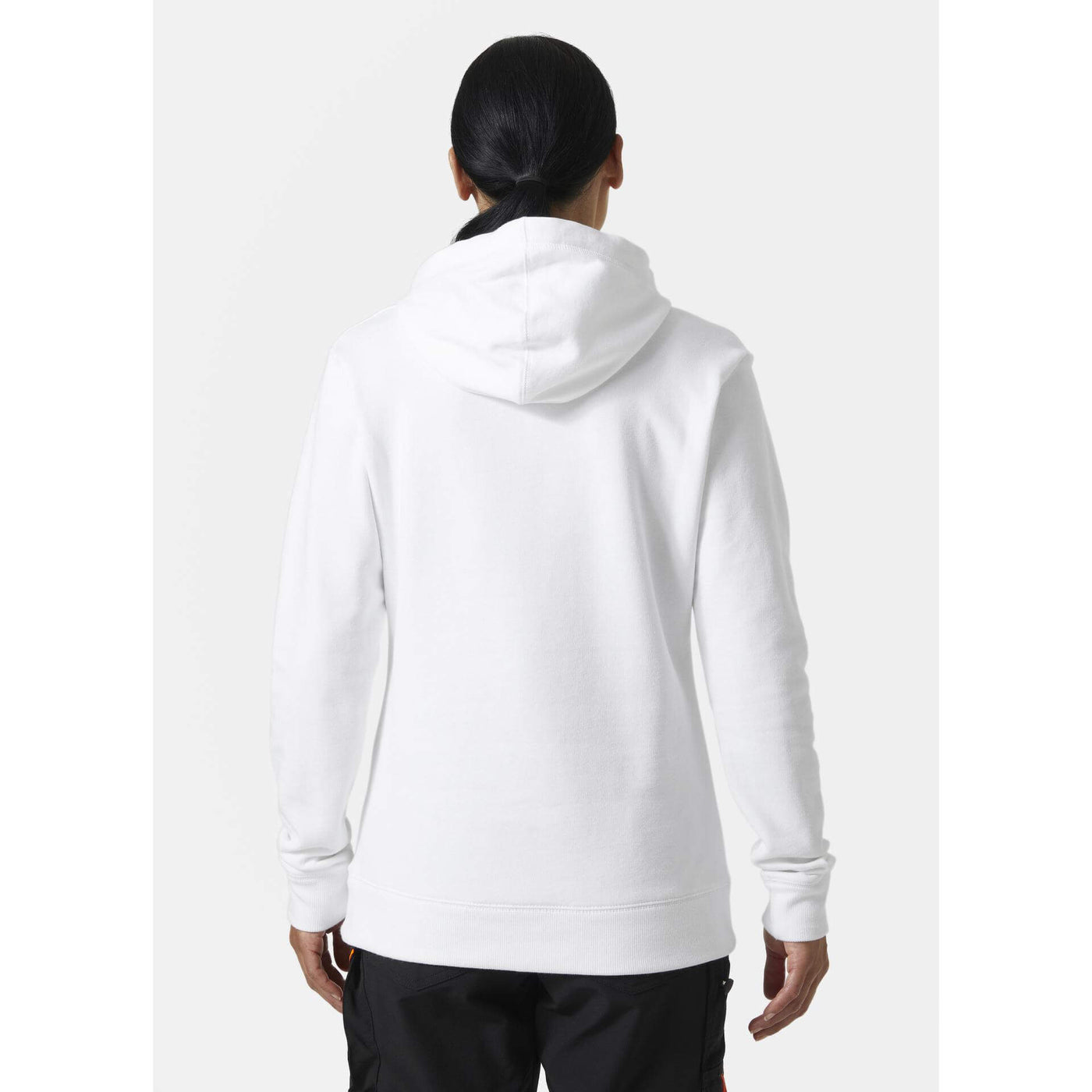 Helly Hansen Womens Classic Hoodie White OnBody 2#colour_white