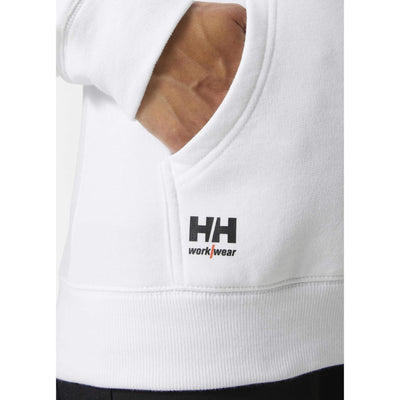 Helly Hansen Womens Classic Hoodie White Feature 1#colour_white