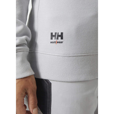 Helly Hansen Womens Classic Sweatshirt Grey Fog Feature 1#colour_grey-fog
