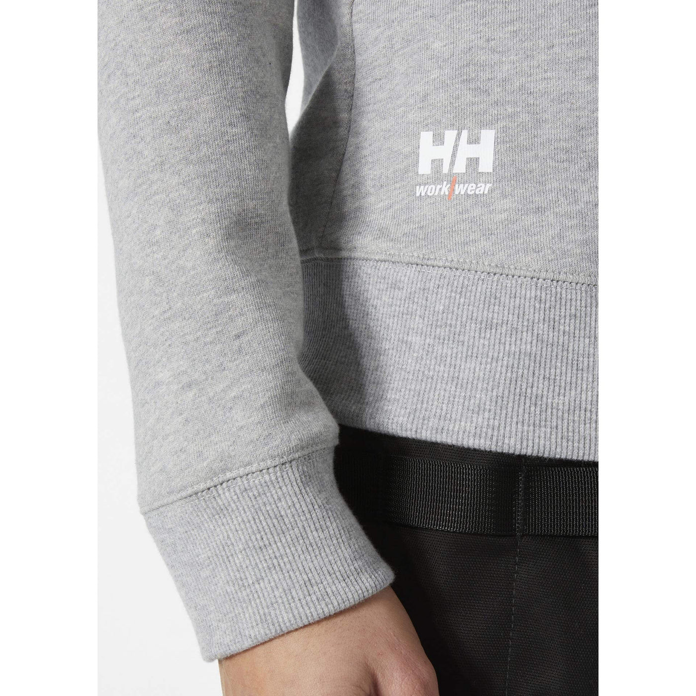 Helly Hansen Womens Classic Sweatshirt Grey Melange Feature 1#colour_grey-melange