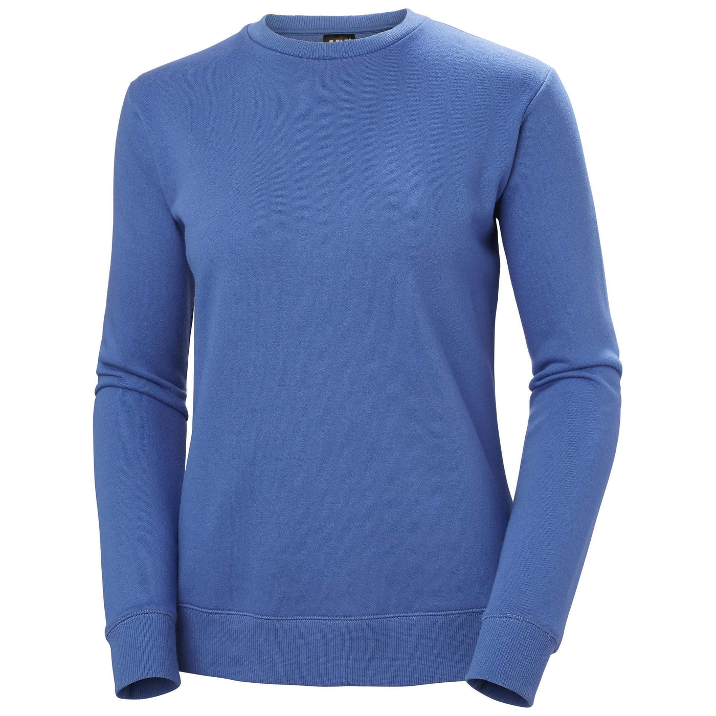 Helly Hansen Womens Classic Sweatshirt Stone Blue Front#colour_stone-blue