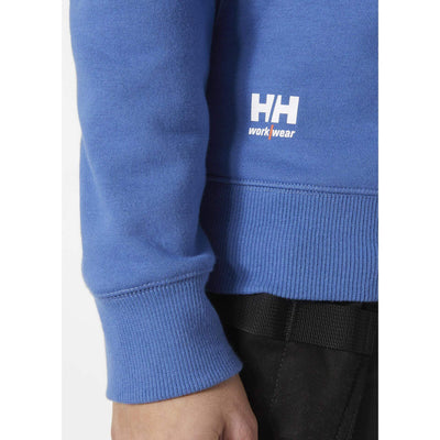 Helly Hansen Womens Classic Sweatshirt Stone Blue Feature 1#colour_stone-blue