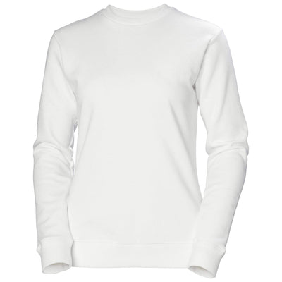 Helly Hansen Womens Classic Sweatshirt White Front#colour_white