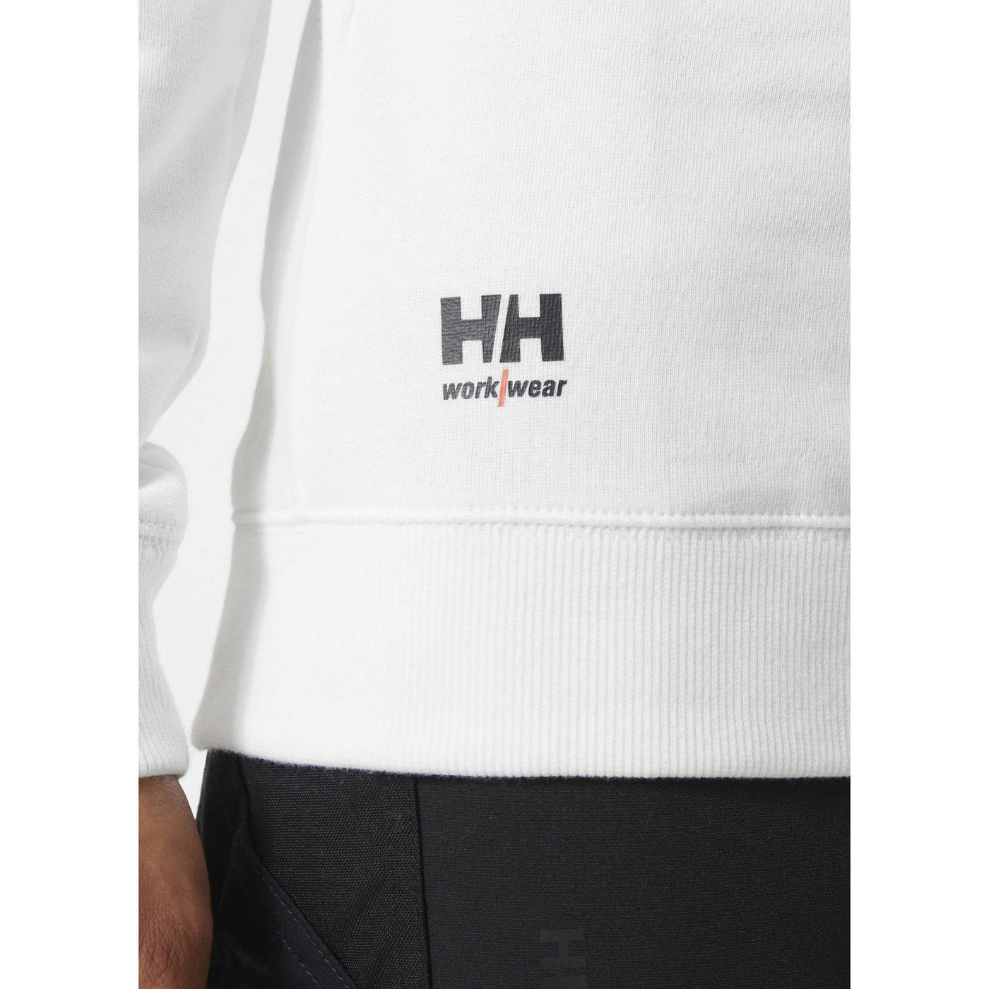 Helly Hansen Womens Classic Sweatshirt White Feature 1#colour_white