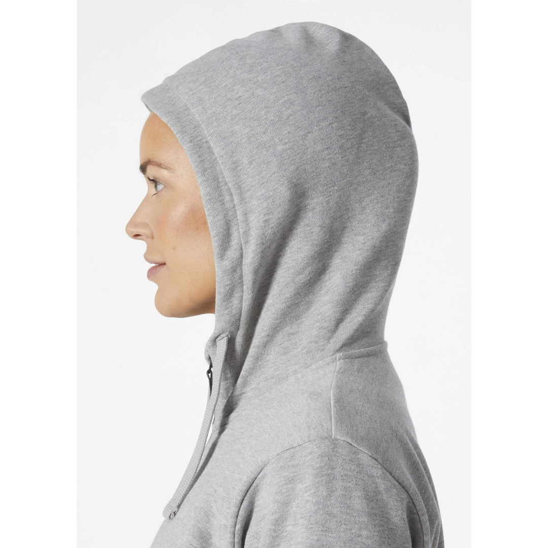 Helly Hansen Womens Classic Zip Hoodie Grey Melange Feature 2#colour_grey-melange