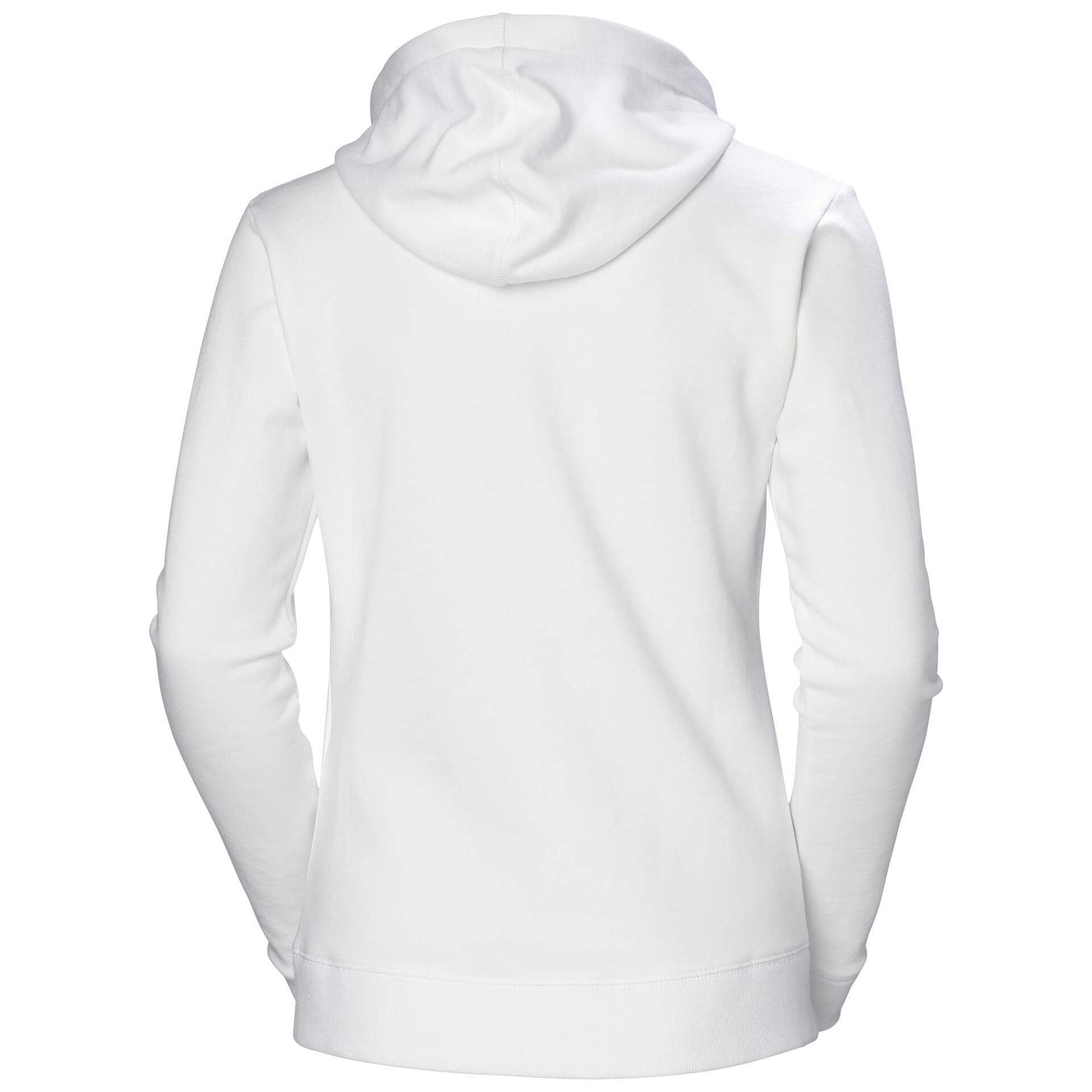 Helly Hansen Womens Classic Zip Hoodie White Back#colour_white