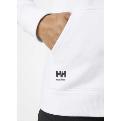 Helly Hansen Womens Classic Zip Hoodie White Feature 1#colour_white