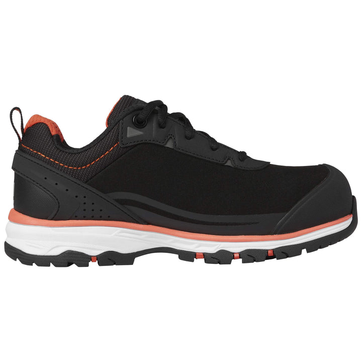 Helly Hansen Womens Luna 2 Low S3 Lightweight Safety Shoes Black/Orange Detail 2#colour_black-orange