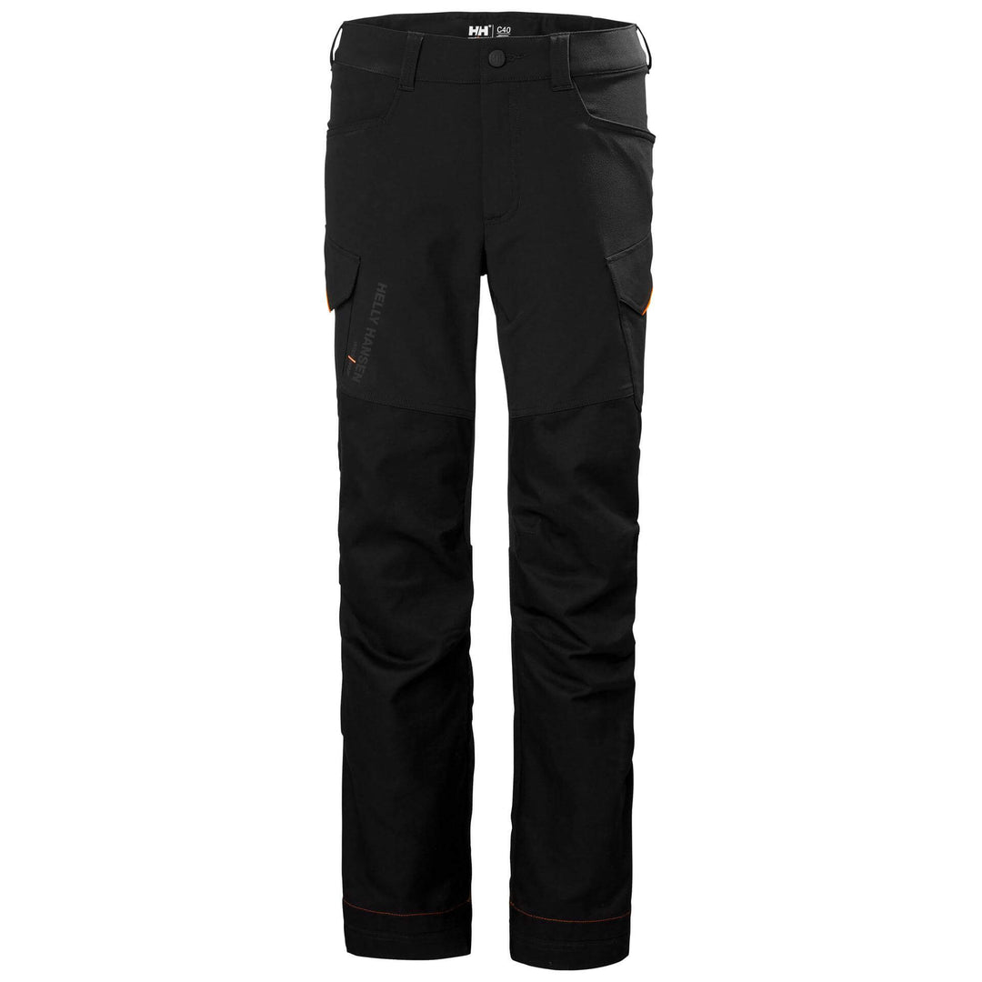 Helly Hansen Womens Luna BRZ Service Stretch Trousers Black 1 Front #colour_black