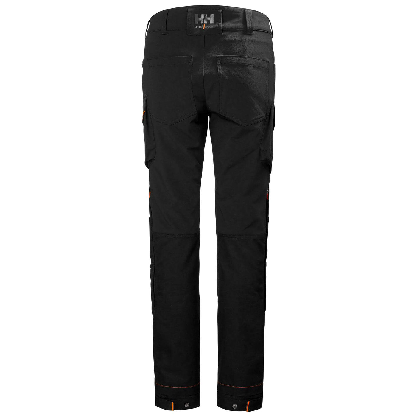 Helly Hansen Womens Luna BRZ Service Stretch Trousers Black 2 Rear #colour_black