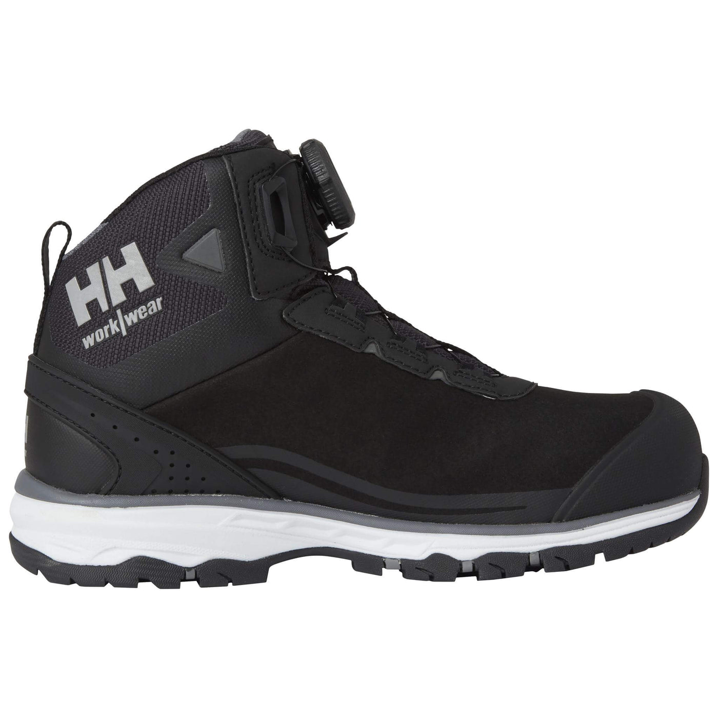 Helly Hansen Womens Luna Boa S3 Aluminium Toe Cap Safety Boots Black/Grey Detail 2#colour_black-grey