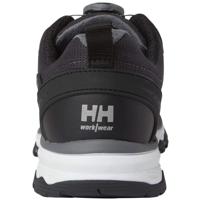 Helly Hansen Womens Luna Boa S3 Aluminium Toe Cap Safety Shoes Black/Grey Heel#colour_black-grey