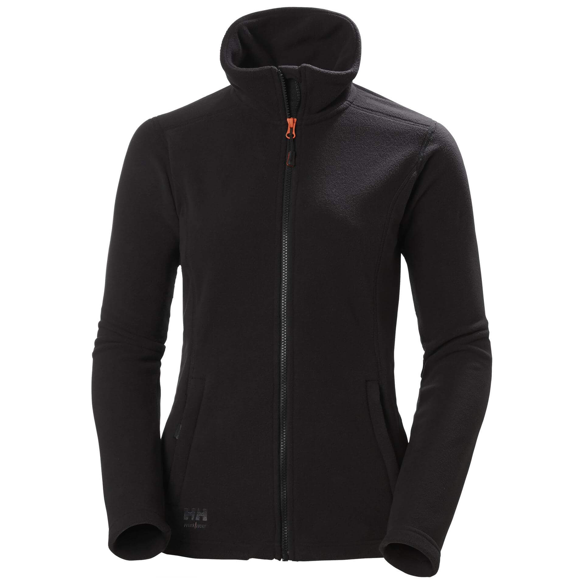 Helly Hansen Womens Luna Fleece Jacket Black 1 Front #colour_black