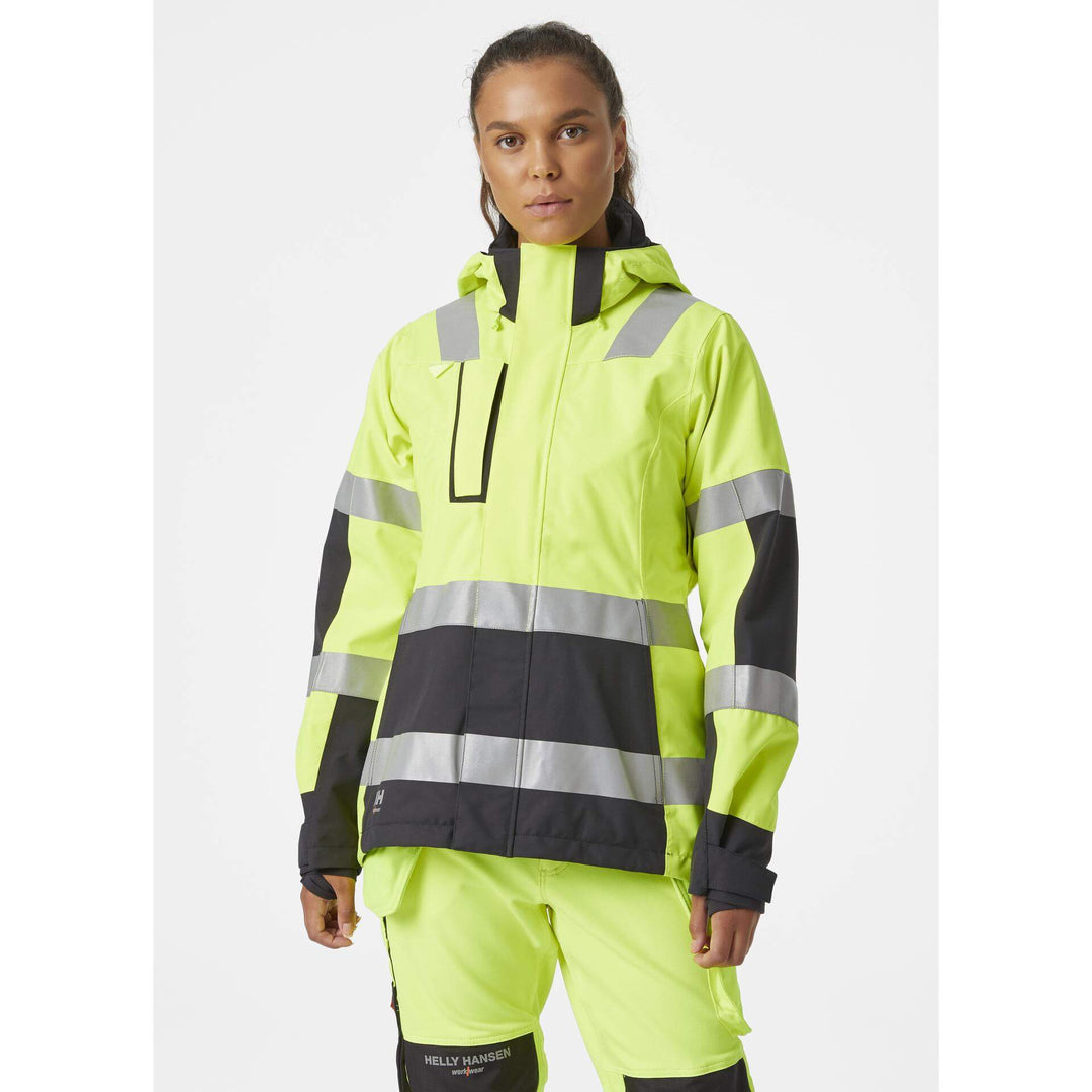 Helly Hansen Womens Luna Hi Vis Waterproof Shell Jacket 71294