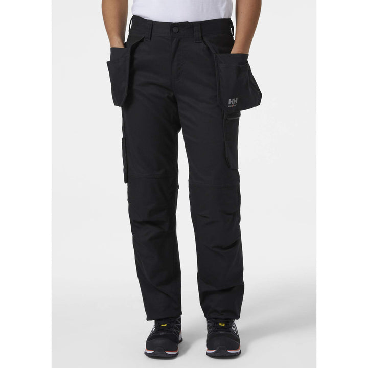 Helly Hansen Womens Luna Light Stretch Construction Trousers Black 3 On Body 1#colour_black