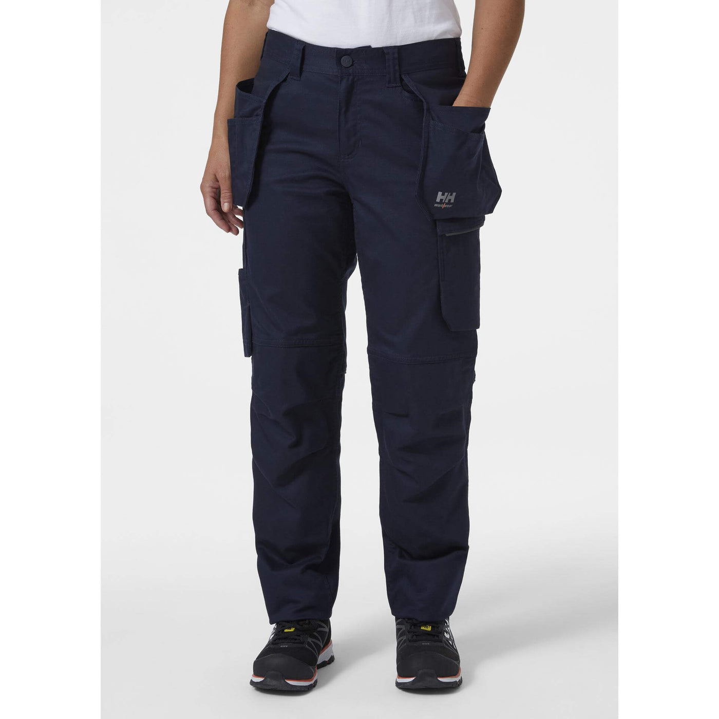 Helly Hansen Womens Luna Light Stretch Construction Trousers Navy 3 On Body 1#colour_navy