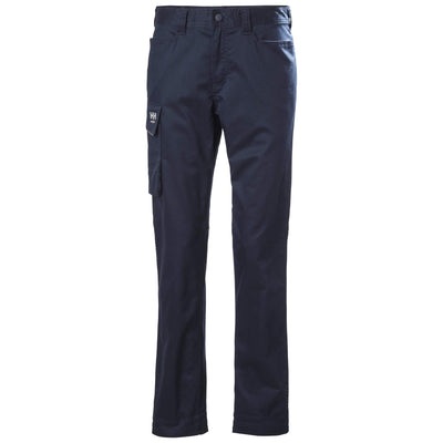 Helly Hansen Womens Luna Light Stretch Service Trousers Navy 1 Front #colour_navy