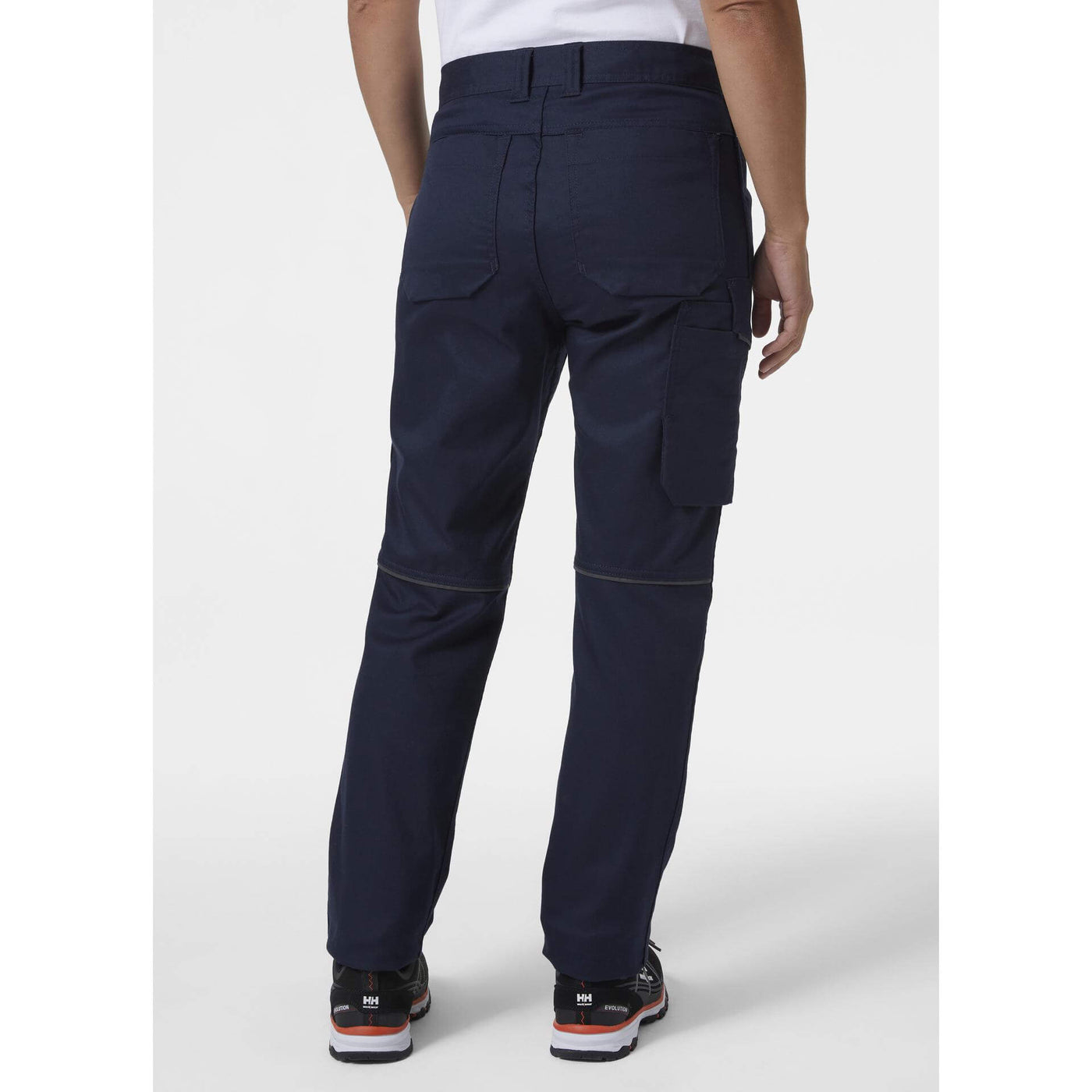 Helly Hansen Womens Luna Light Stretch Service Trousers Navy 4 On Body 2#colour_navy