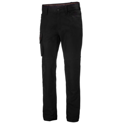 Helly Hansen Womens Luna Service Stretch Work Trousers Black 1 Front #colour_black