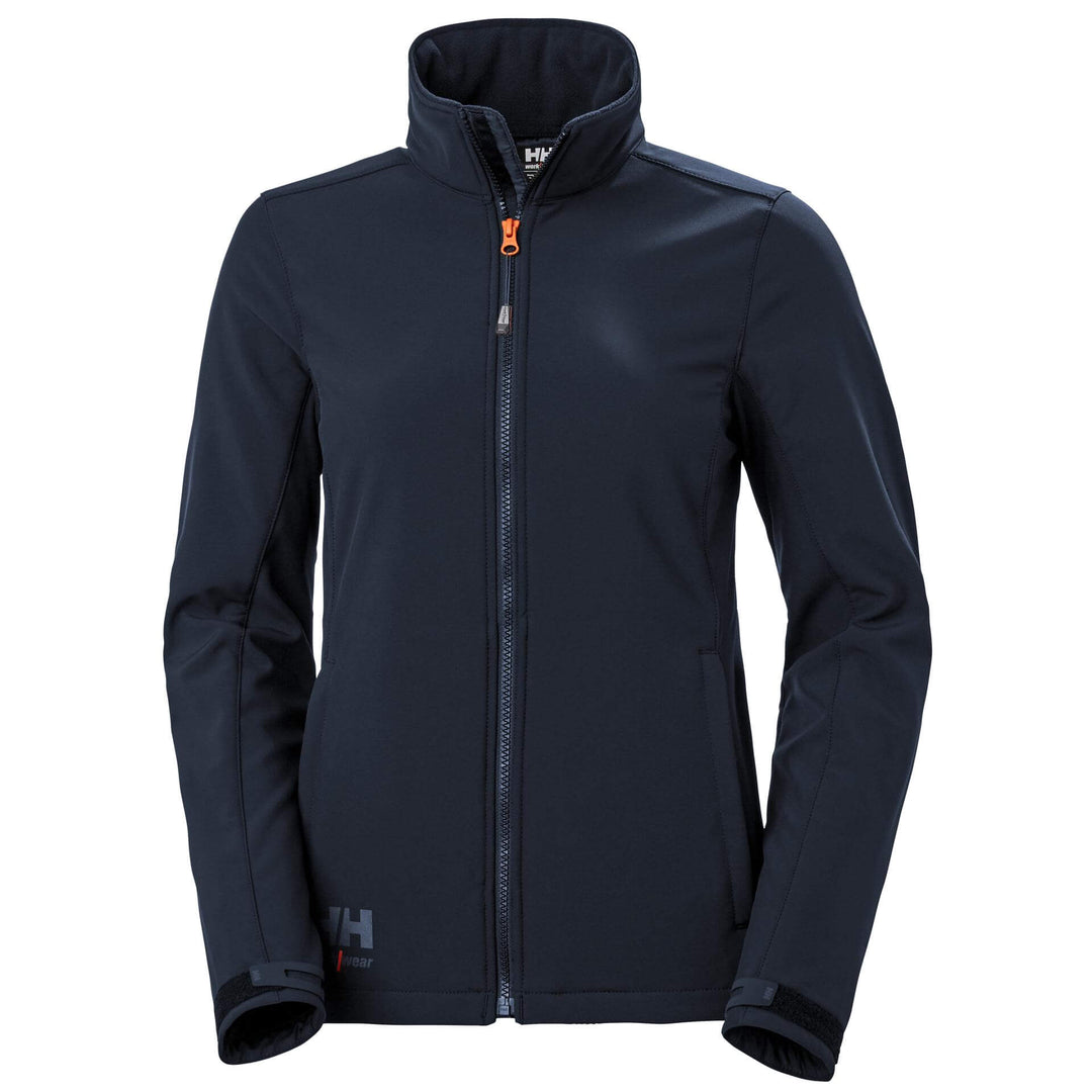 Helly Hansen Womens Luna Softshell Jacket Navy 1 Front #colour_navy