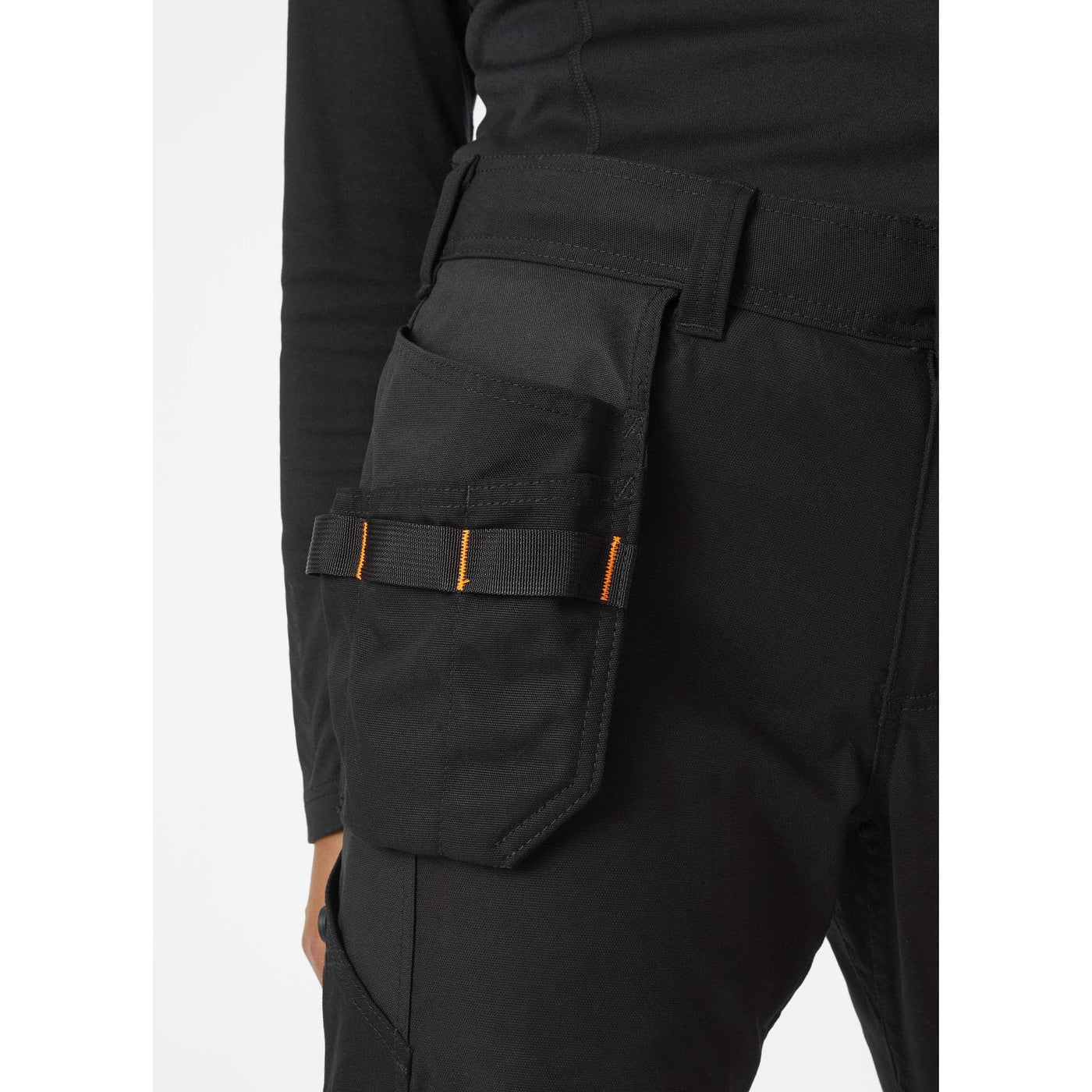 Helly Hansen Womens Luna Stretch Construction Work Trousers Black 5 Feature 1#colour_black