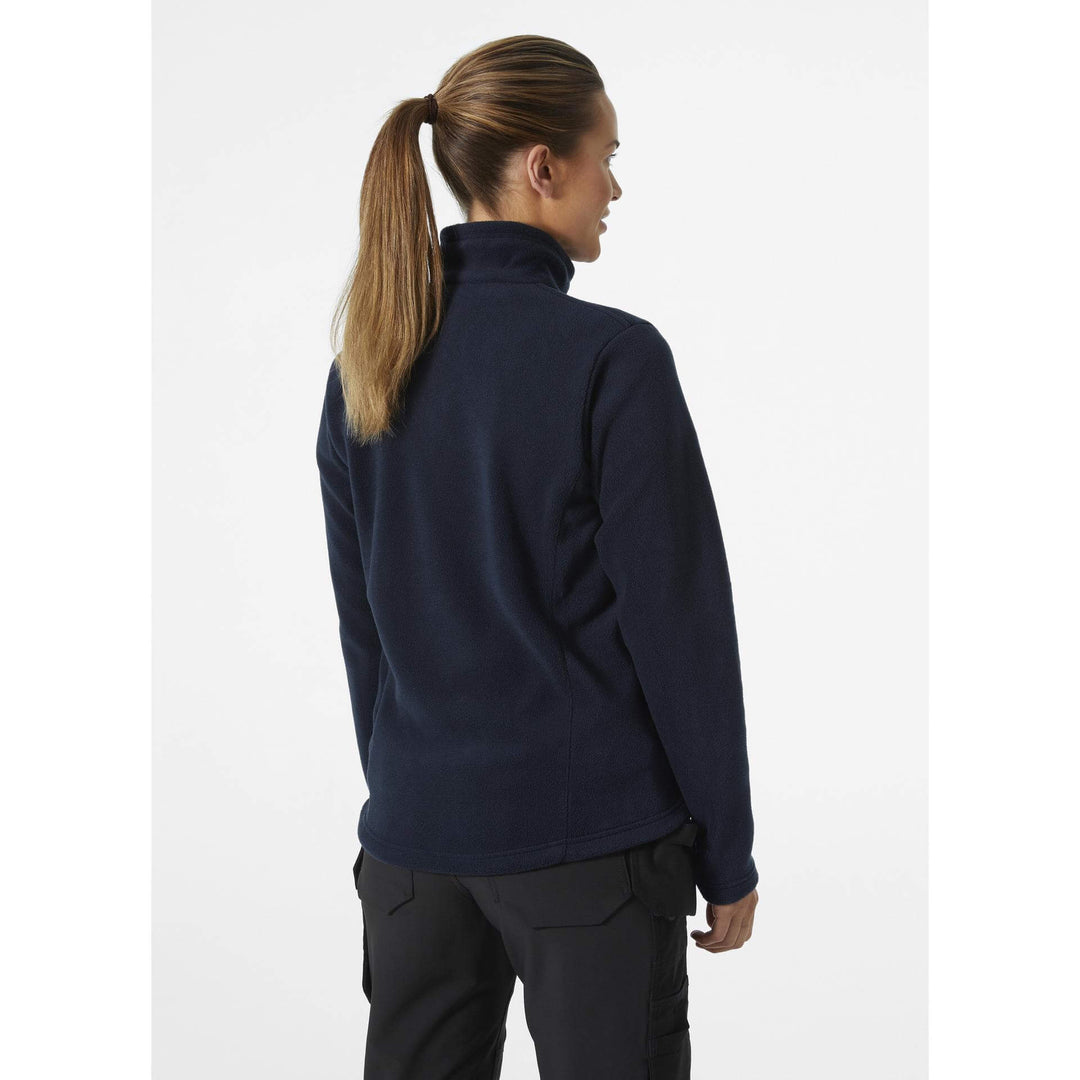 Helly Hansen Womens Manchester 2.0 Fleece Jacket Navy OnBody 2#colour_navy