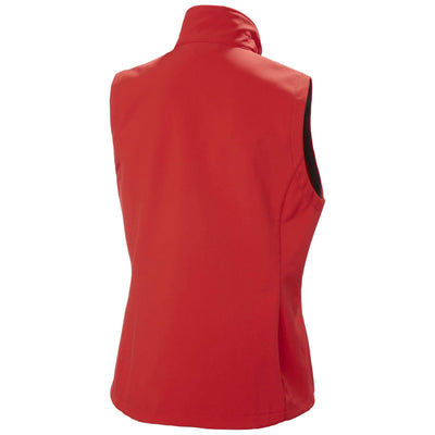 Helly Hansen Womens Manchester 2.0 Softshell Vest Alert Red Back#colour_alert-red