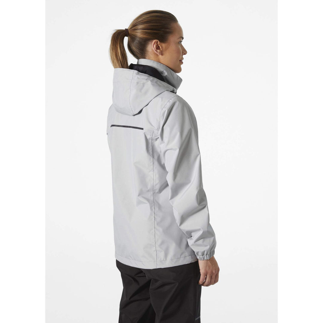 Helly Hansen Womens Manchester 2.0 Waterproof Shell Jacket Grey Fog OnBody 2#colour_grey-fog