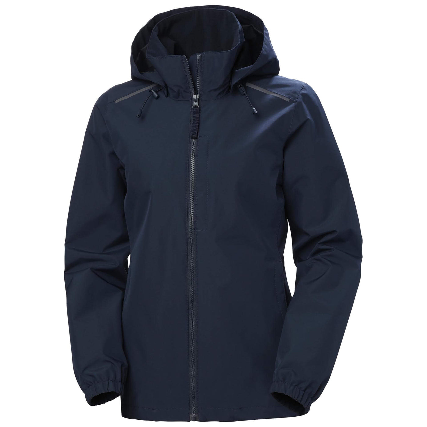 Helly Hansen Womens Manchester 2.0 Waterproof Shell Jacket Navy Front#colour_navy