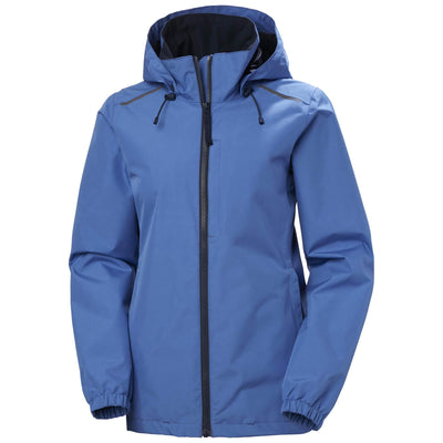 Helly Hansen Womens Manchester 2.0 Waterproof Shell Jacket Stone Blue Front#colour_stone-blue