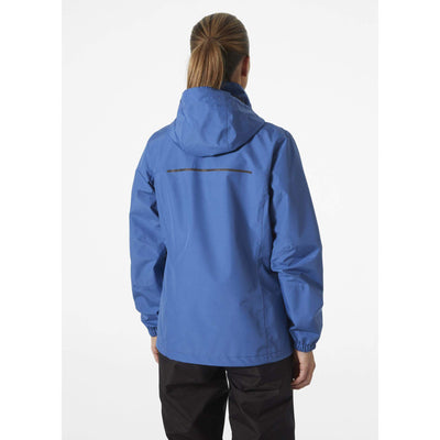 Helly Hansen Womens Manchester 2.0 Waterproof Shell Jacket Stone Blue OnBody 2#colour_stone-blue