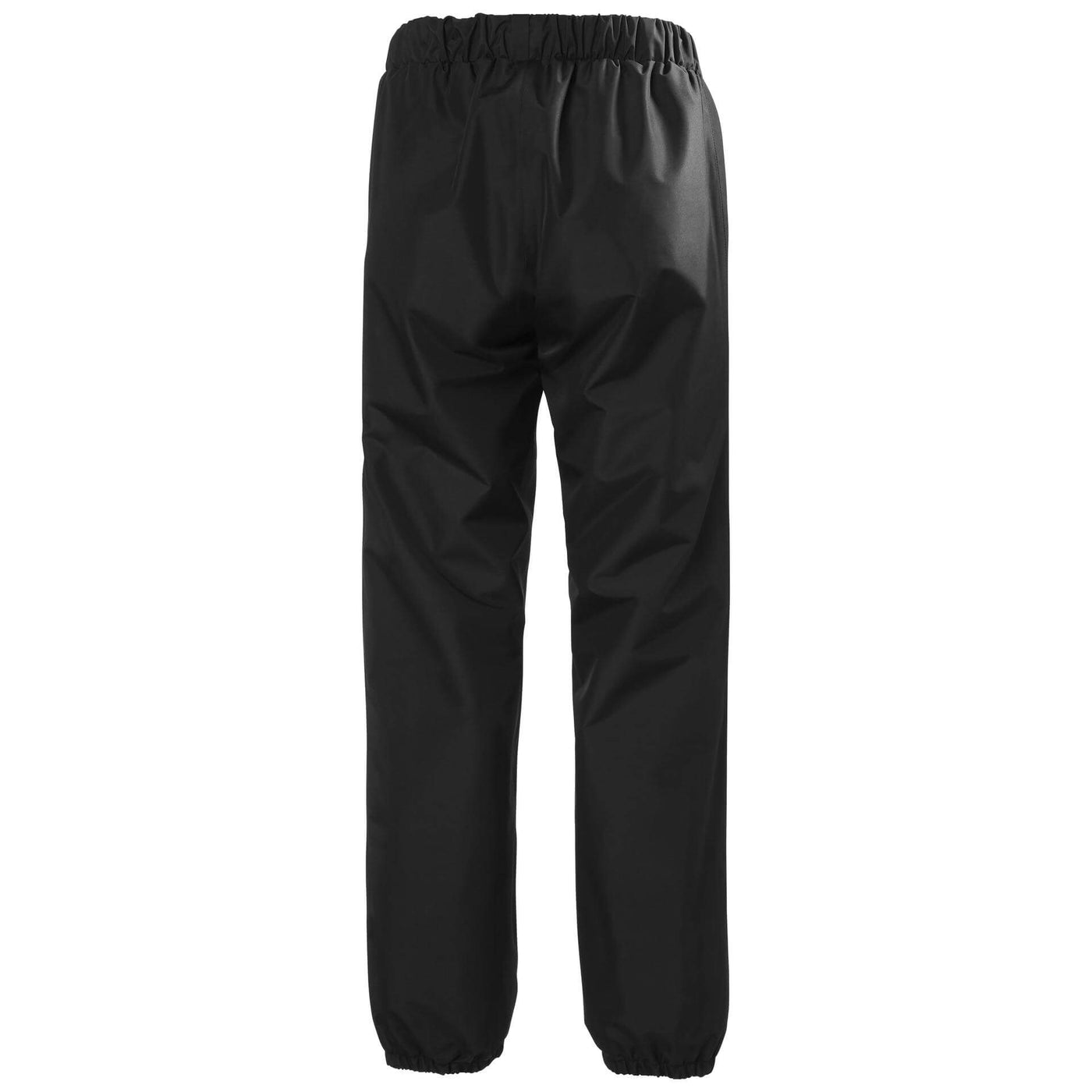 Helly Hansen Womens Manchester 2.0 Waterproof Shell Trousers Black Back#colour_black