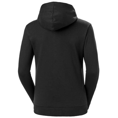 Helly Hansen Womens Manchester Hoodie Black Front#colour_black