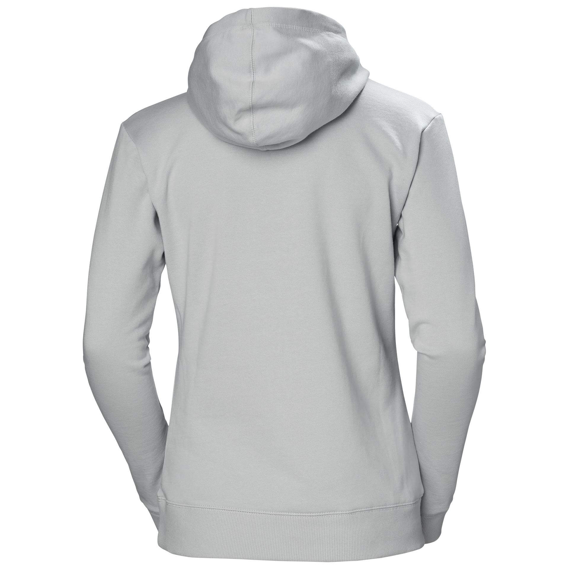 Helly Hansen Womens Manchester Hoodie Grey Fog 2 Rear #colour_grey-fog