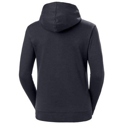 Helly Hansen Womens Manchester Hoodie Navy Back#colour_navy