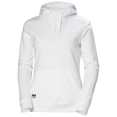 Helly Hansen Womens Manchester Hoodie White 1 Front #colour_white
