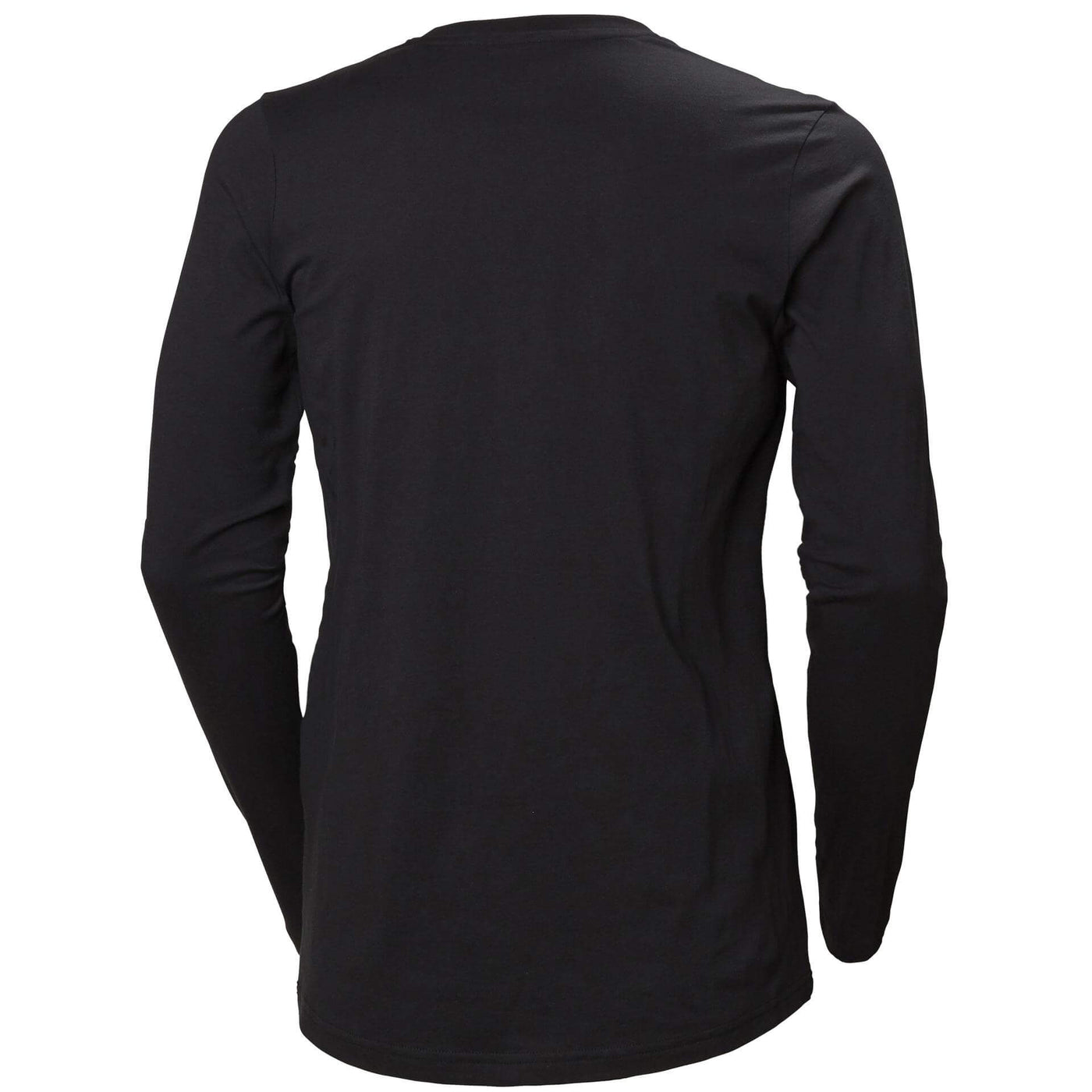 Helly Hansen Womens Manchester Longsleeve T-Shirt Black 2 Rear #colour_black