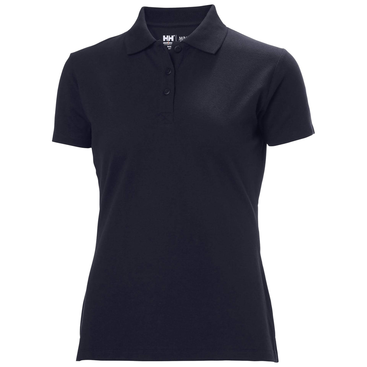 Helly Hansen Womens Manchester Polo Shirt Navy 1 Front #colour_navy