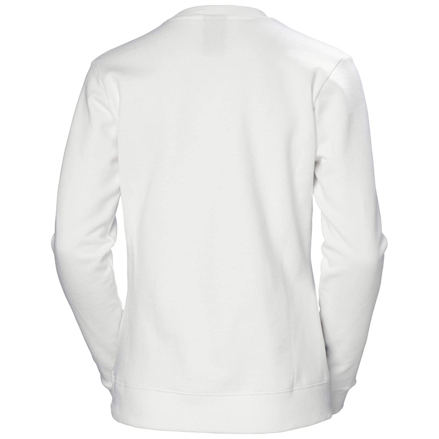 Helly Hansen Womens Manchester Sweatshirt White 2 Rear #colour_white
