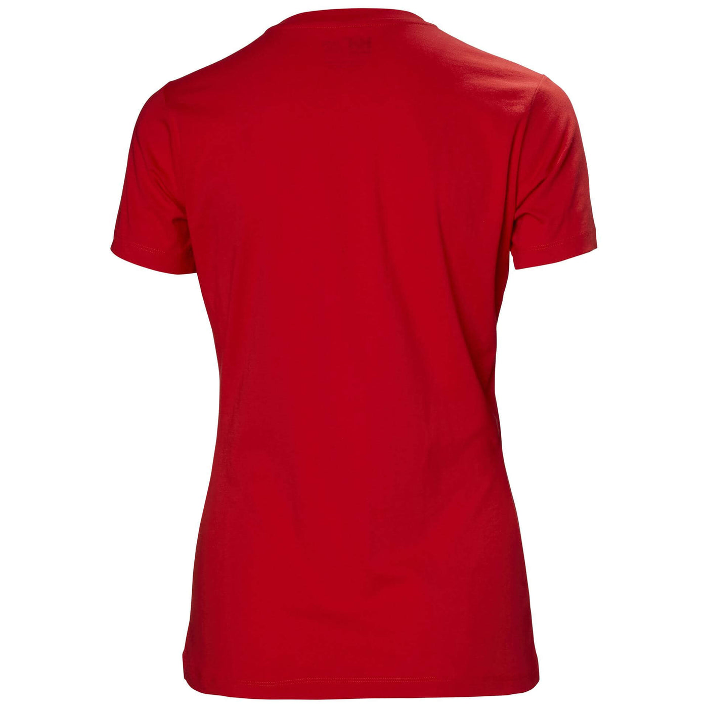 Helly Hansen Womens Manchester T-Shirt Alert Red 2 Rear #colour_alert-red