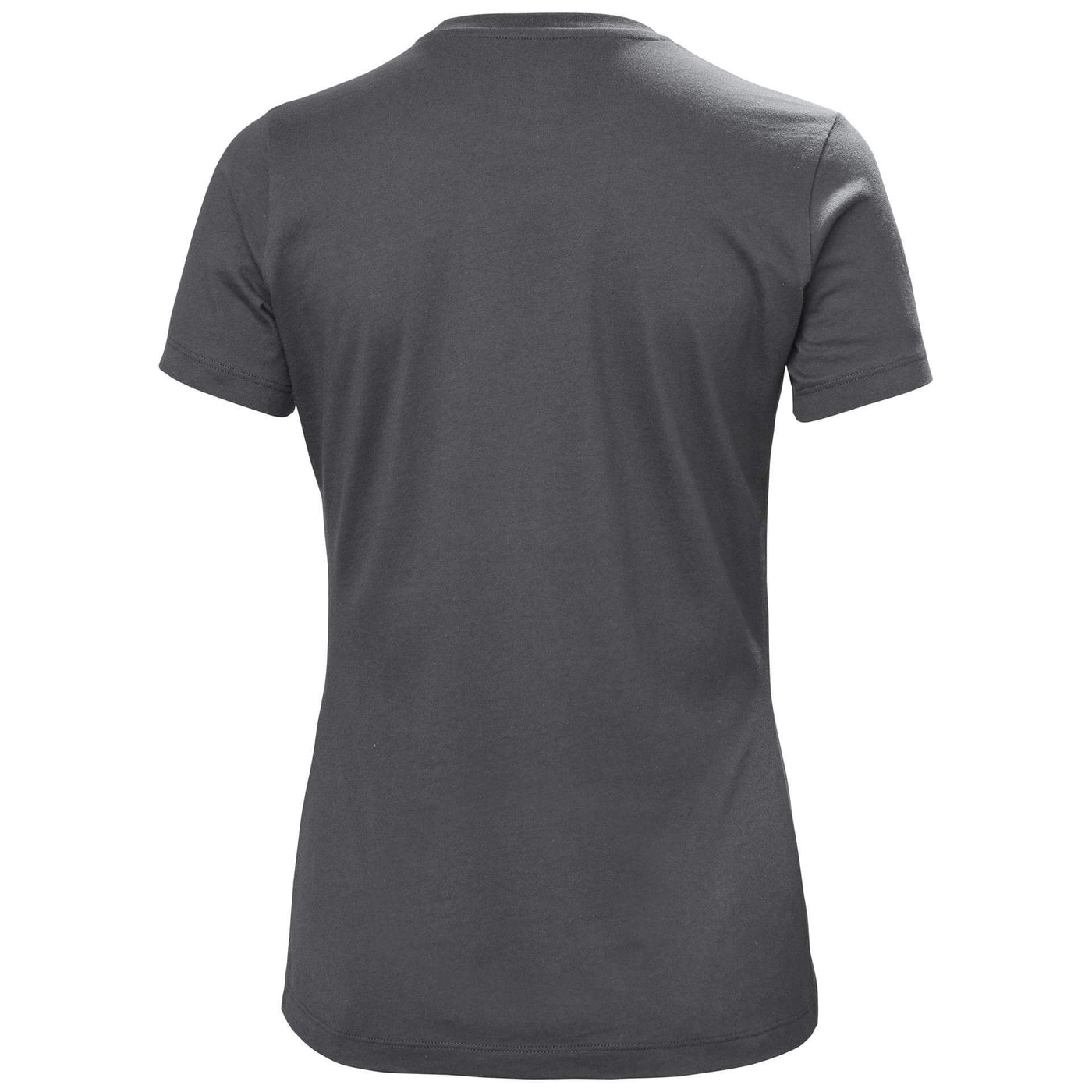Helly Hansen Womens Manchester T-Shirt Dark Grey 2 Rear #colour_dark-grey