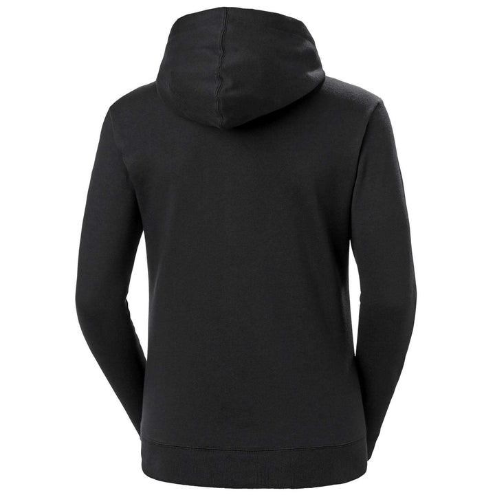 Helly Hansen Womens Manchester Zip Hoodie Black Front#colour_black